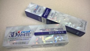 3D Crest® White® Brilliance toothpaste & Brilliance Boost polishing treatment